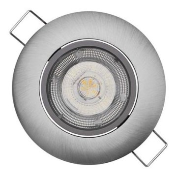 LED süllyesztett mennyezeti lámpatest EXCLUSIVE LED/5W/230V 3000 K ezüst