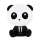 LED Szabályozható gyerek éjjeli lámpa 2,5W/230V panda