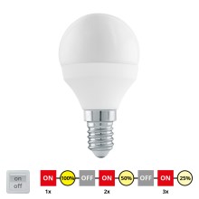 LED Szabályozható izzó E14/6W/230V - meleg fehér - Eglo