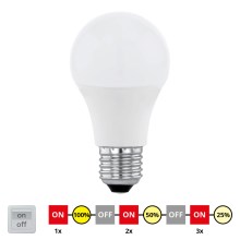 LED szabályozható izzó E27/10W/230V - meleg fehér - Eglo