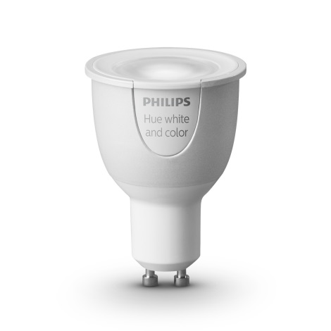 LED Szabályozható izzó Hue SINGLE BULB 1xGU10/6,5W - Philips 8718696485880