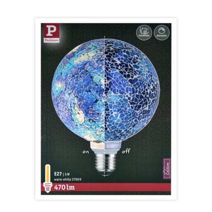 LED Szabályozható izzó MOSAIC G125 E27/5W/230V 2700K - Paulmann 28750