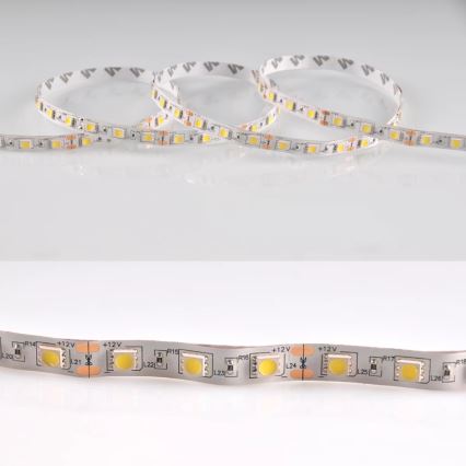 LED Szalag 5m LED/10W/12V IP20 fehér
