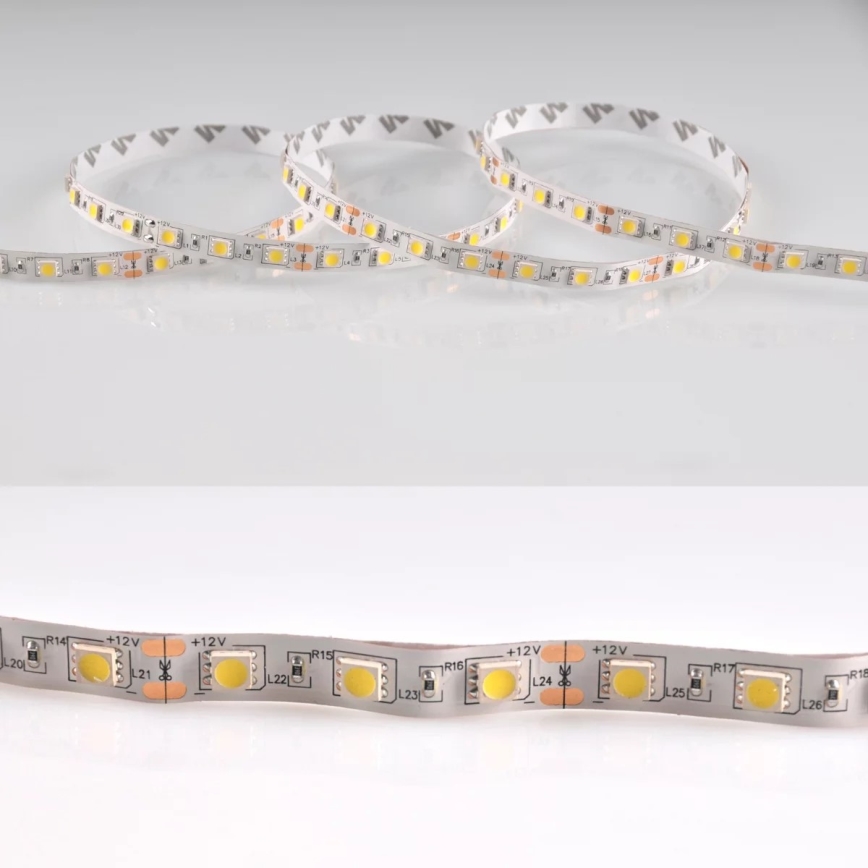 LED Szalag 5m LED/10W/12V IP20 fehér