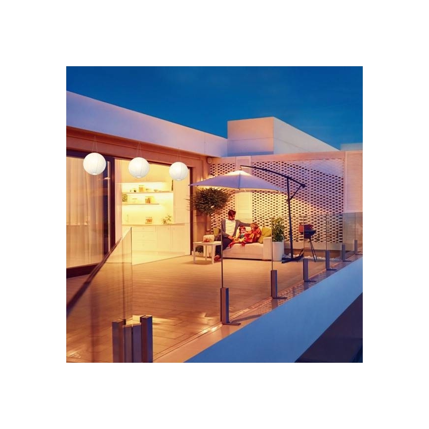 LED Szolár függeszték ORIGAMI LED/0,08W/1,2V 300mAh á. 30 cm IP44