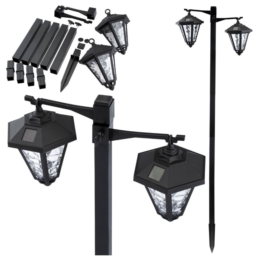 LED Szolár lámpa EVERA 2xLED/1,2V IP44