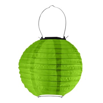 LED Szolár lámpa LAMPION LED/1,2V IP44 6500K zöld