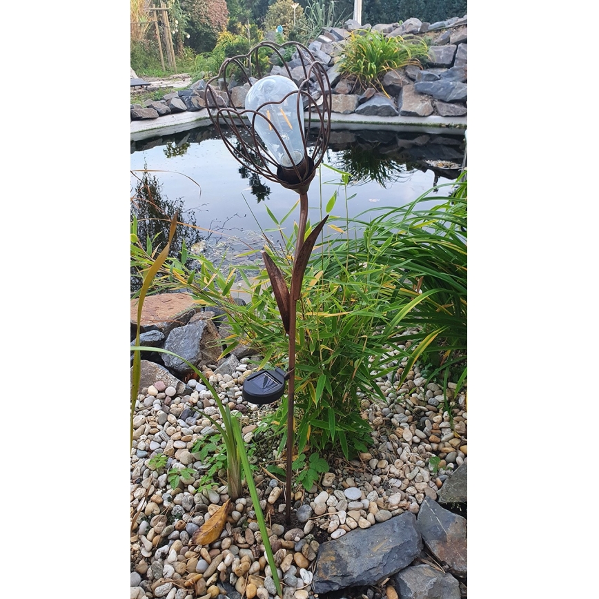 LED Szolár lámpa LILLY 1xE27/1,2V IP44