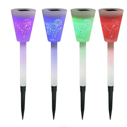 LED Szolár lámpa PIANO RGB LED/1,2V IP44