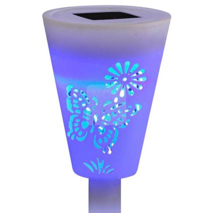 LED Szolár lámpa PIANO RGB LED/1,2V IP44