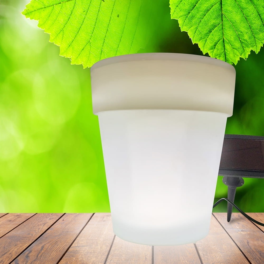 LED Szolár lámpa POT LED/1,2V IP44