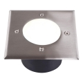 LED Taposólámpa MIVO LED/3W/230V 12x12 cm IP67 matt króm