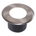 LED Taposólámpa MIVO LED/3W/230V átm. 12 cm IP67 matt króm
