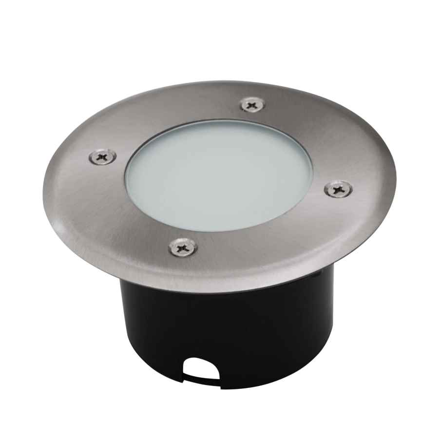 LED Taposólámpa MIVO LED/3W/230V átm. 12 cm IP67 matt króm