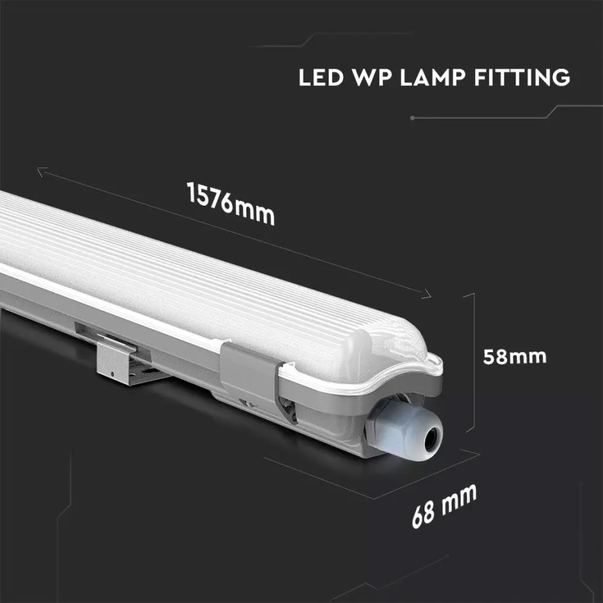 LED technikai fénycsöves lámpa LED/22W/230V 6400K 150 cm IP65