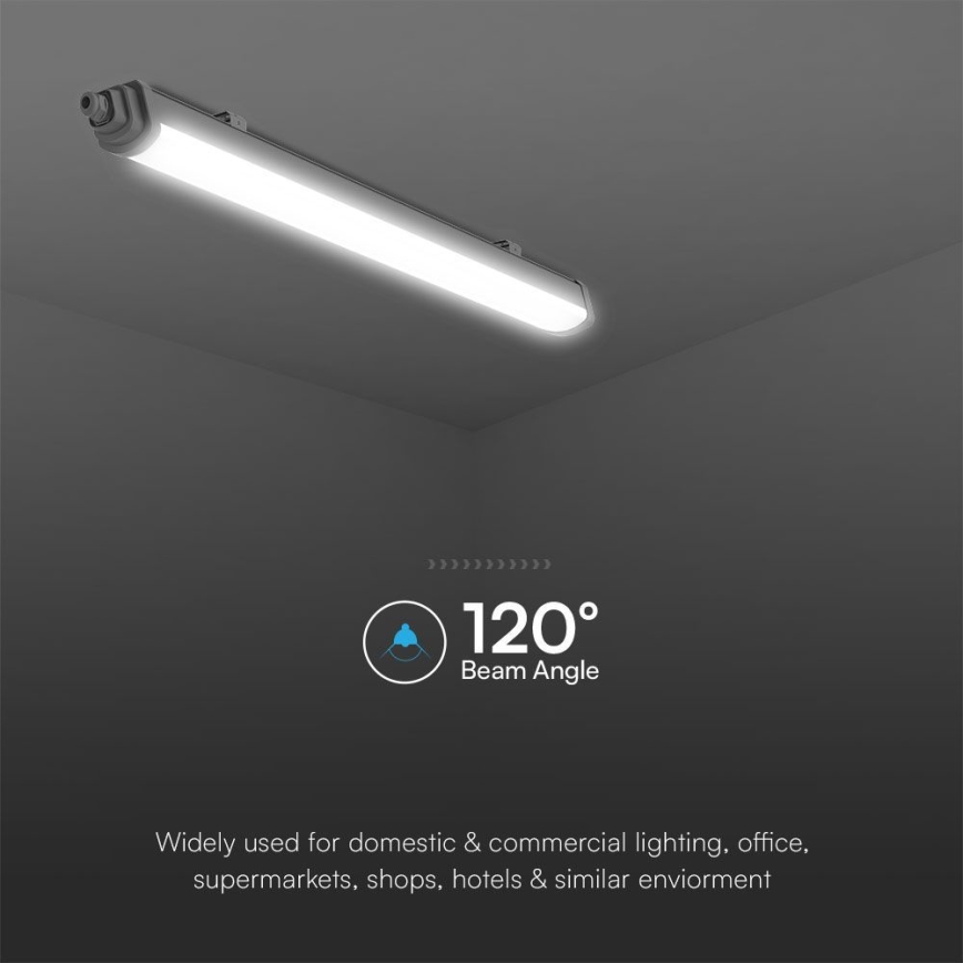 LED technikai fénycsöves lámpa SAMSUNG CHIP LED/18W/230V 4000K IP65 60 cm