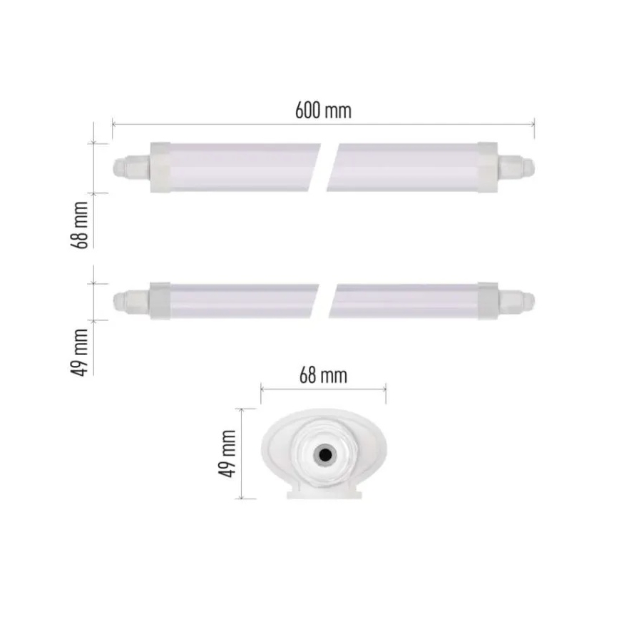 LED műszaki lámpatest DUSTY LED/18W/230V IP65 4000K 60 cm