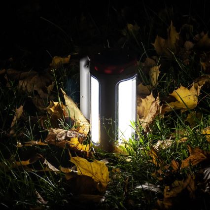 LED állítható fényerejű újratölthető lámpa 2 az 1-ben powerbank funkcióval LED/5W/230V 3500 mAh