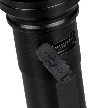 LED Tölthető zseblámpa LED/10W/5V IPX4 800 fényes 1200 mAh