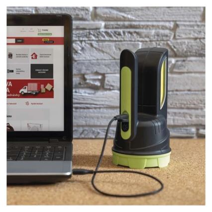 LED Tölthető zseblámpa LED/3,7V 210 lm 1800mAh