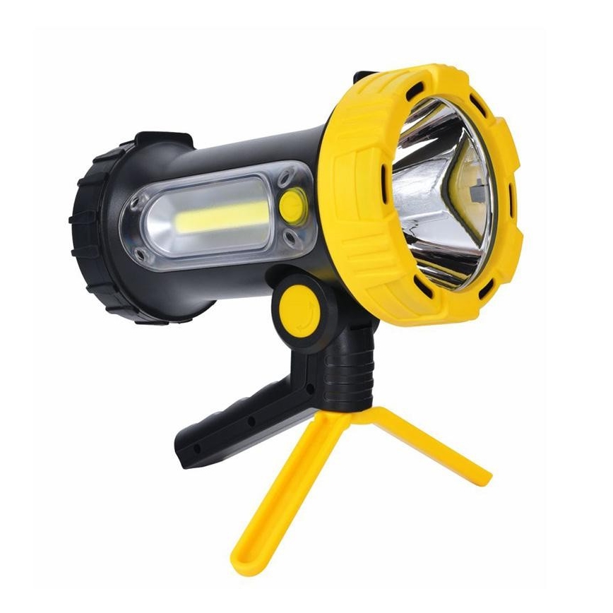 LED Tölthető zseblámpa LED/5W/4000mAh + LED/3W