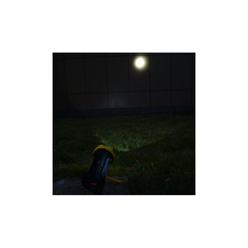 LED Tölthető zseblámpa LED/5W/4000mAh + LED/3W