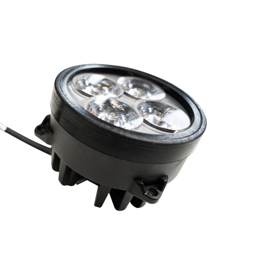 LED Traktor spotlámpa BLACK LED/20W/10-30V IP69 5700K kerek