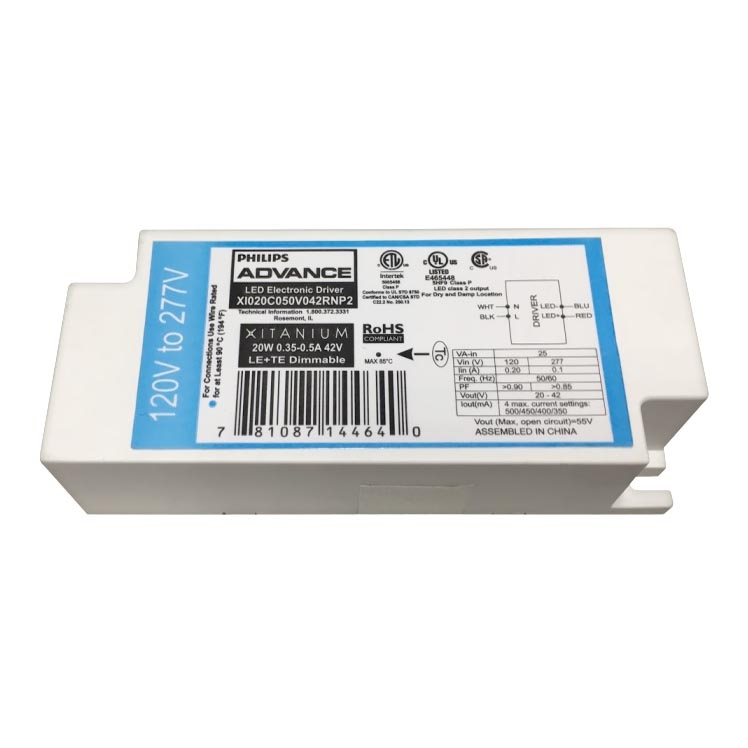 LED Transzformátor ADVANCE 20W/350-500mA/20-42V