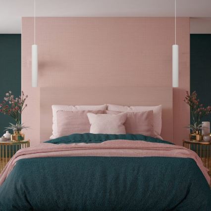 LED csillár kábelre TUBA 1xGU10/4,8W/230V fehér