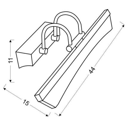 LED tükörmegvilágító GLORY LED/7W/230V