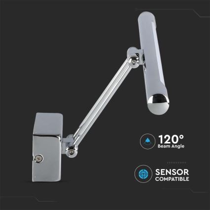 LED Tükörvilágítás LED/13W/230V 3000K 64cm króm