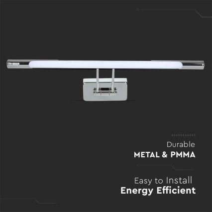 LED Tükörvilágítás LED/13W/230V 3000K 64cm króm