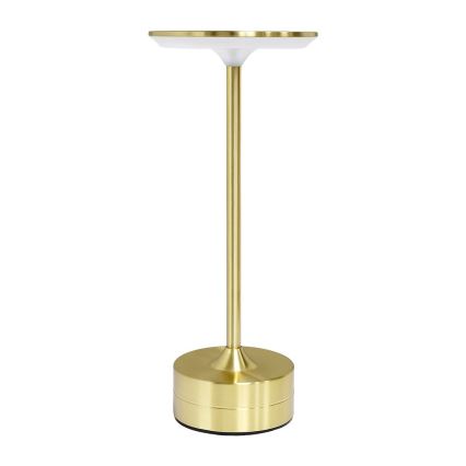 LED újratölthető érintőkapcsolós asztali lámpa TAVOLO LED/2,5W/5V 2400 mAh 3000-6000K arany