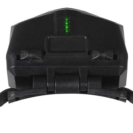 LED állítható fényerejű újratölthető fejlámpa szenzorral és vörös fénnyel 2xLED/5W/5V/3xAAA IP65 500 lm 1200 mAh