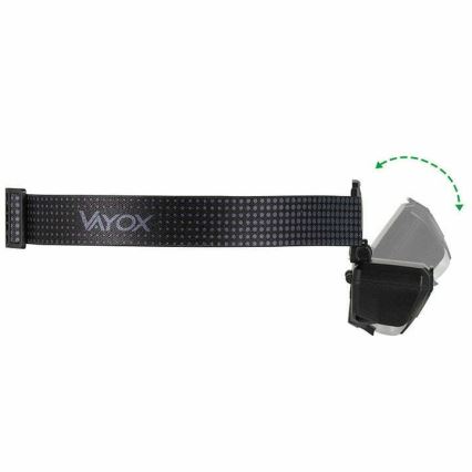 LED állítható fényerejű újratölthető fejlámpa szenzorral és vörös fénnyel 2xLED/5W/5V/3xAAA IP65 500 lm 1200 mAh