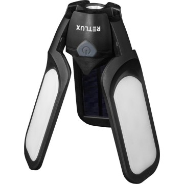 LED újratölthető kempinglámpa napelemes töltéssel LED/3W/1600 mAh IPX4