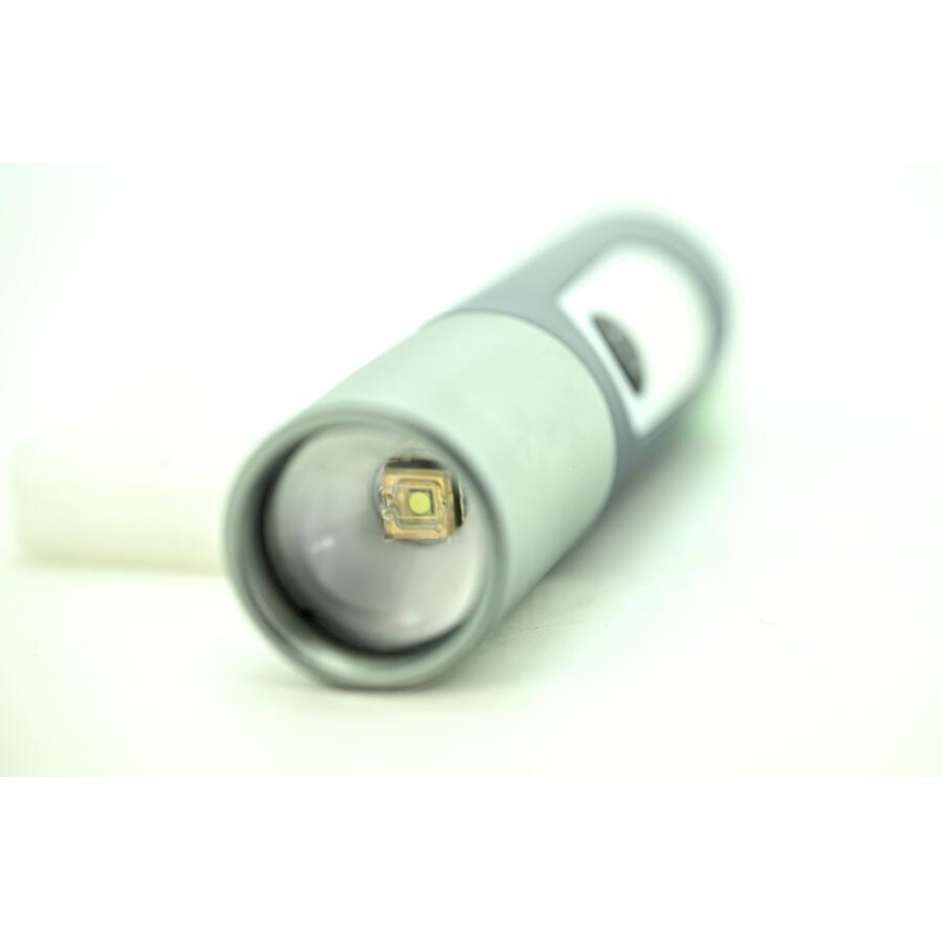 LED Újratölthető zseblámpa LED/10W/3,7V 750 lm 10h 1500 mAh