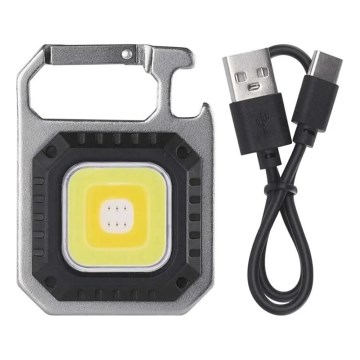 LED újratölthető lámpa LED/USB/3,7V IP44 750 lm 400 mAh