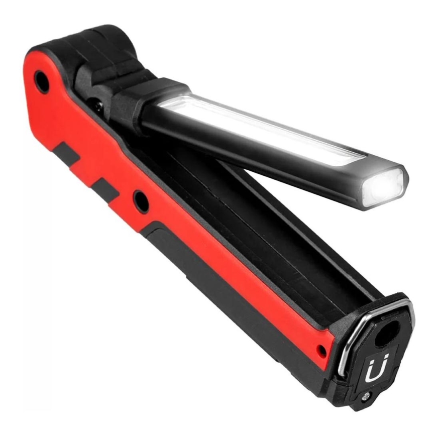 LED Újratölthető munka zseblámpa LED/5W/5V IPX2 360 fényes 2000 mAh