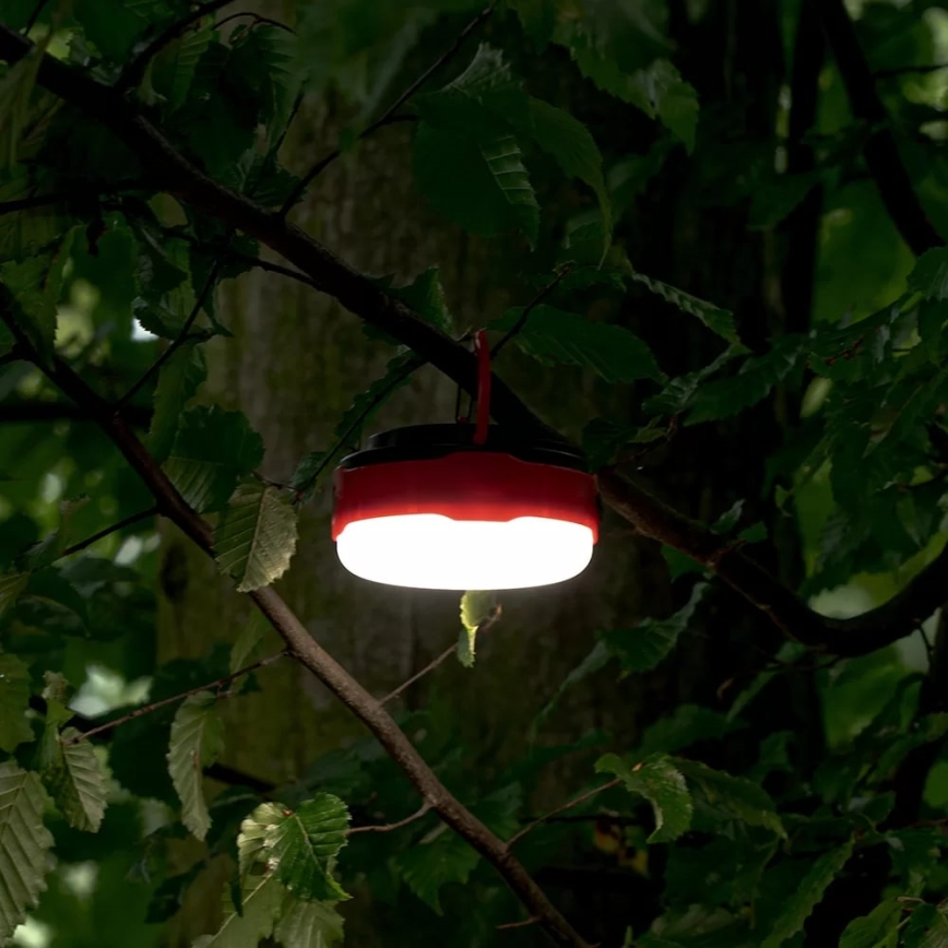 LED Dimmelhető újratölthető napelemes zseblámpa power bank funkcióval LED/3W/5V 3000/4000/6500K IPX6 500 fényes 2000 mAh