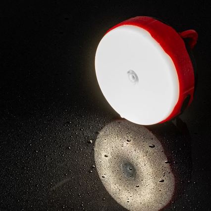 LED Dimmelhető újratölthető napelemes zseblámpa power bank funkcióval LED/3W/5V 3000/4000/6500K IPX6 500 fényes 2000 mAh