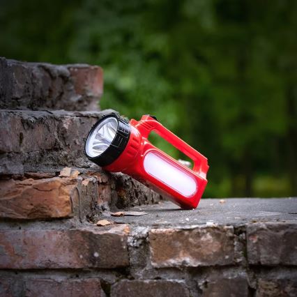 LED Újratölthető napelemes zseblámpa LED/7W/230V 400 fényes 3200 mAh