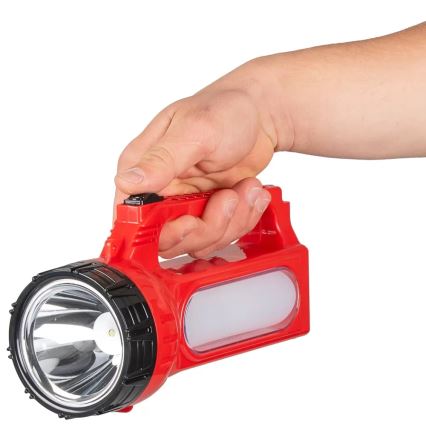 LED Újratölthető napelemes zseblámpa LED/7W/230V 400 fényes 3200 mAh