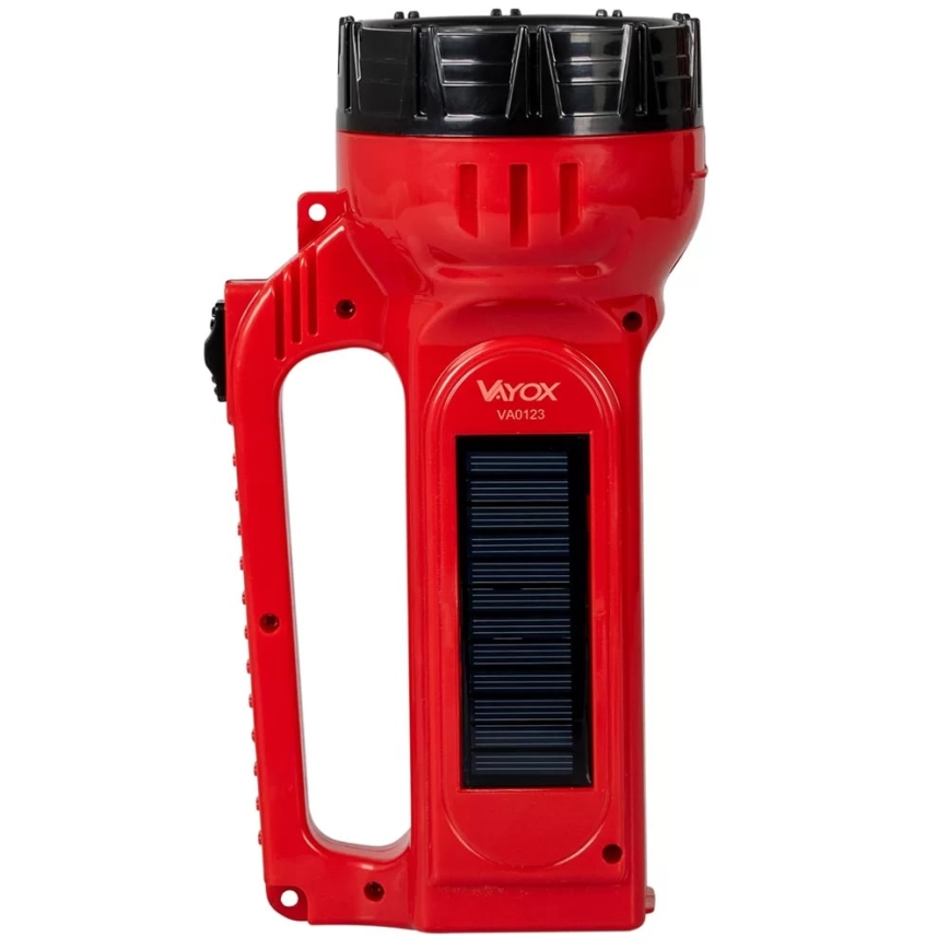 LED Újratölthető napelemes zseblámpa LED/7W/230V 400 fényes 3200 mAh