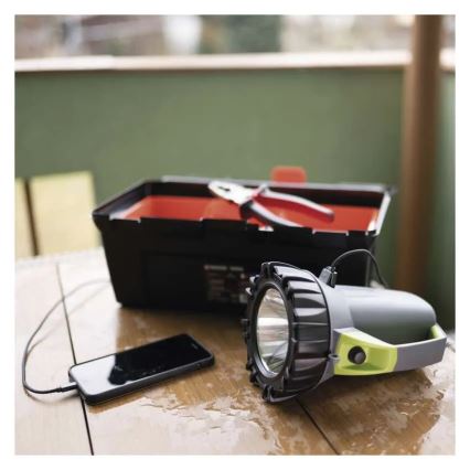 LED újratölthető zseblámpa LED/3,7V 4000 mAh