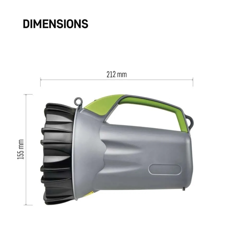 LED újratölthető zseblámpa LED/3,7V 4000 mAh