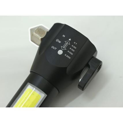 LED újratölthető zseblámpa LED/3W/5V 200 lm 1200 mAh
