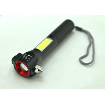 LED újratölthető zseblámpa LED/3W/5V 200 lm 1200 mAh