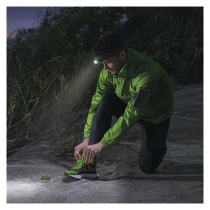 LED USB-s újratölthető fejlámpa, 1600 mAh, IPX6