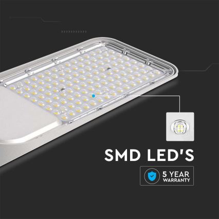 LED utcai lámpa SAMSUNG CHIP LED/50W/230V 4000K IP65 szürke